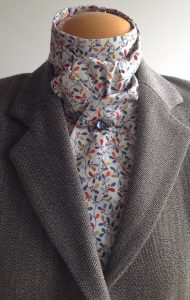 Shaped to tie 100% cotton stock - Scandi multi leaf