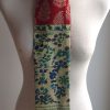 Shaped to tie 100% cotton stock - Indian paisley fern red