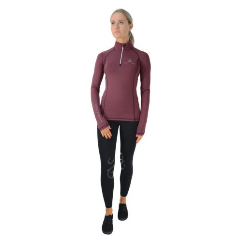 Coldstream Lennel baselayer in Windsor wine