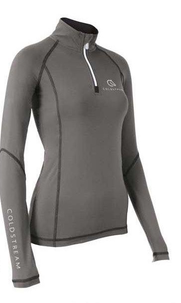 Coldstream Lennel baselayer in grey/black