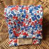 Shaped to tie Liberty tana lawn stock - Wiltshire blue/red