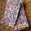 Shaped to tie Liberty tana lawn stock - Wiltshire blue/red