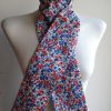 Shaped to tie Liberty tana lawn stock - Wiltshire blue/red