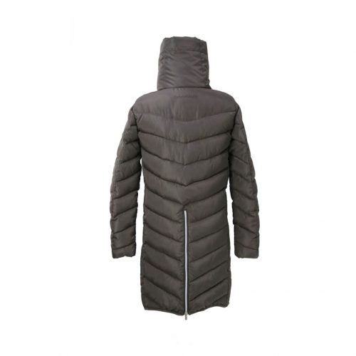 Coldstream Kimmerston long quilted coat in taupe