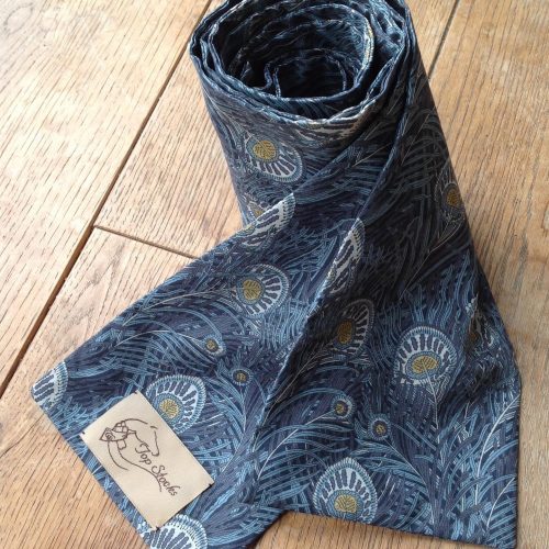 Shaped to tie Liberty tana lawn stock - Hera blue/yellow