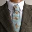 100% cotton poplin neck tie-Sol bay horse on suck wgg