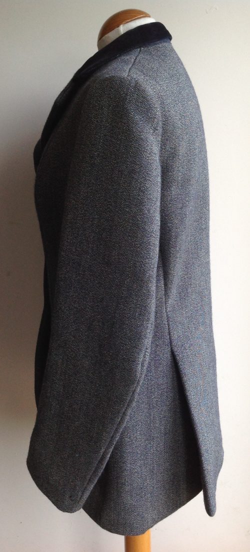 Foxley blue Keepers Tweed with navy velvet collar size 38L - Image 2