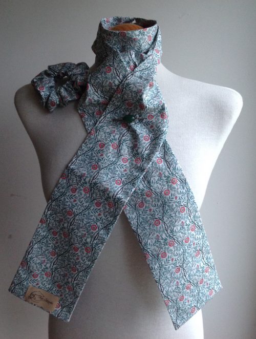 Shaped to tie 100% cotton stock and scrunchie - Crafty Briar Rose