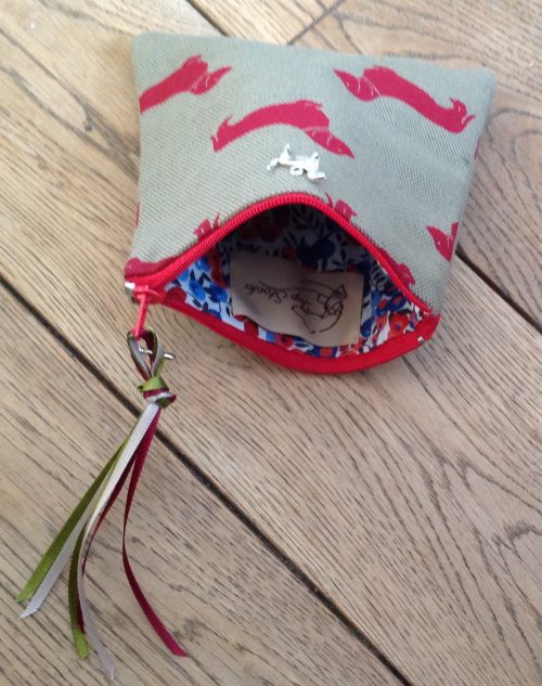 Coin purse - Emily Bond Red Daschunds